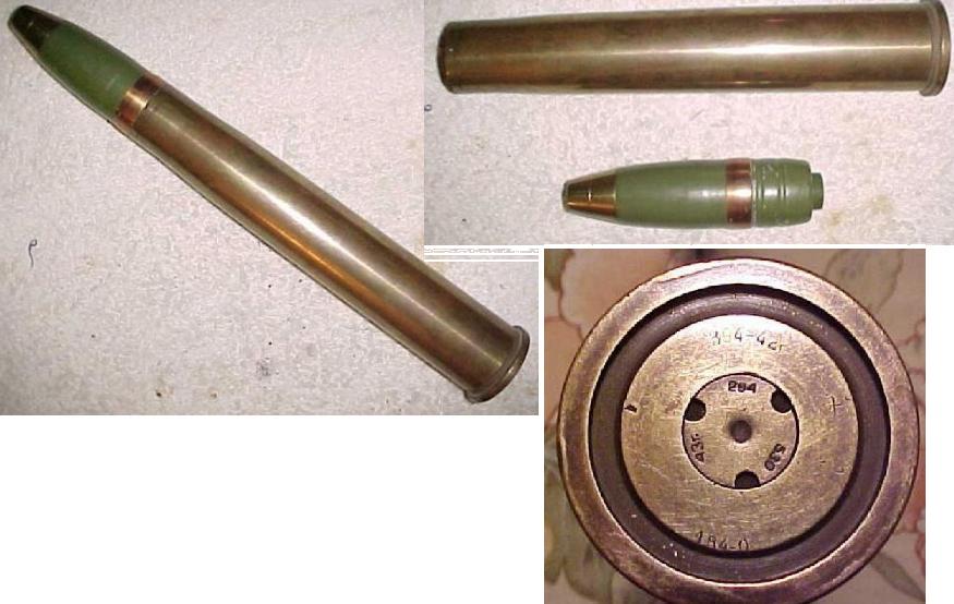 Russian WW2 37mm Bofors Shell 1942 Inert